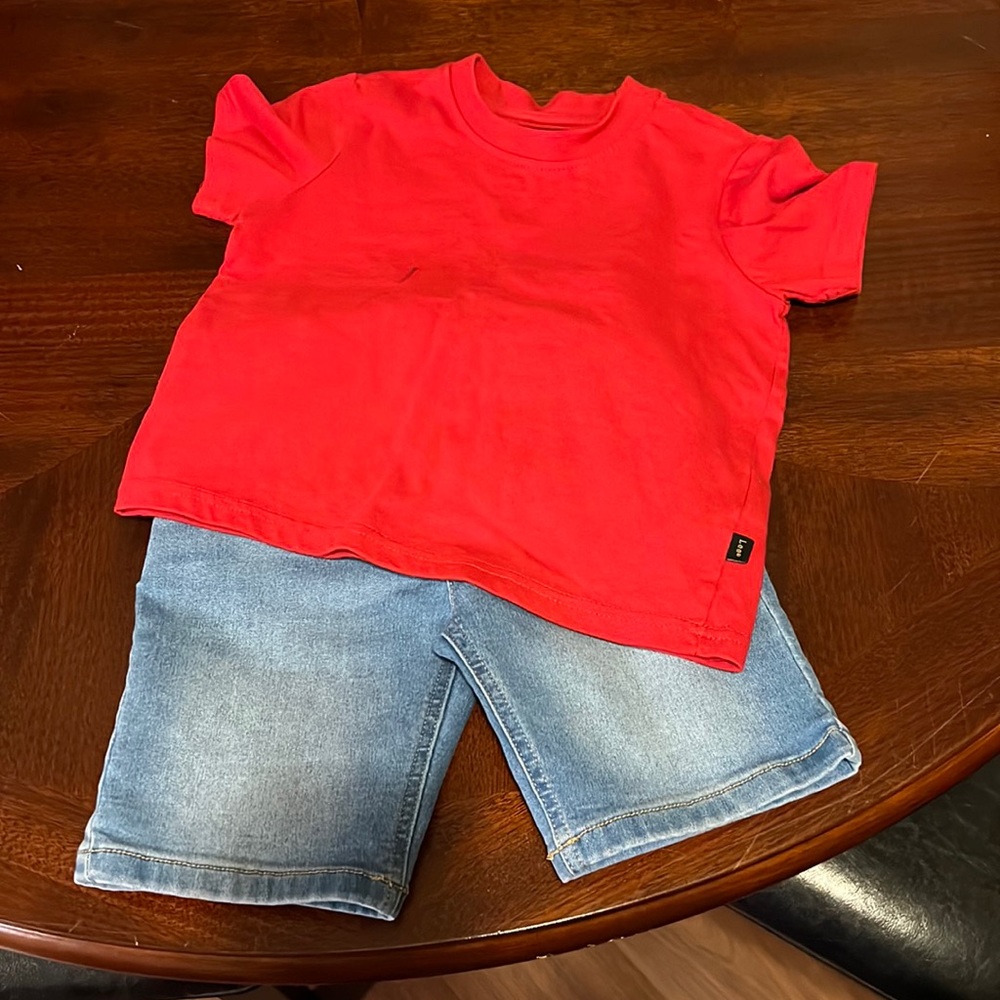 Toddler shorts and T
